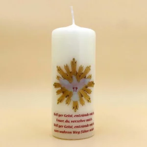 Stumpenkerze Heiliger Geist
