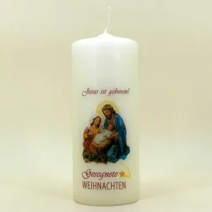 Stumpenkerze Gesegnete Weihnachten