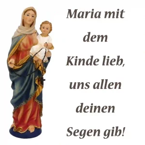 Aufkleber Heilige Maria mit Kind 7 cm