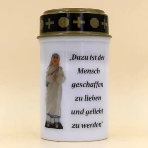 LED-Grablicht Heilige Mutter Teresa weiss