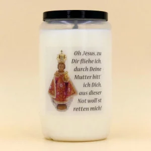 Grabkerze Nr. 3 Prager Jesulein