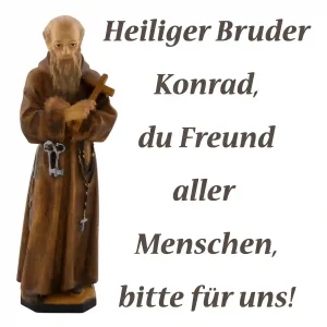 Aufkleber Heiliger Bruder Konrad 10 cm