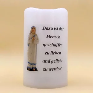 LED-Kerze Heilige Mutter Teresa
