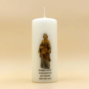 Stumpenkerze Heiliger Josef