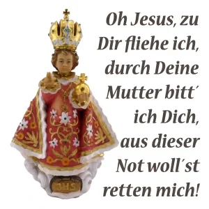 Aufkleber Prager Jesulein 10 cm