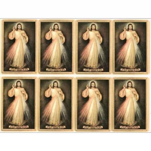 Barmherziger Jesus 8er Set Aufkleber