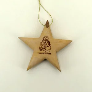 Stern Heilige Familie Baumschmuck aus Bethlehem