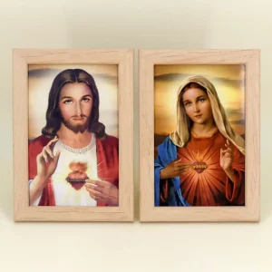 Herz Jesu und Maria Bilder-Set