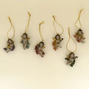 Engelchen zum Aufhängen 6er-Set 5,5 cm