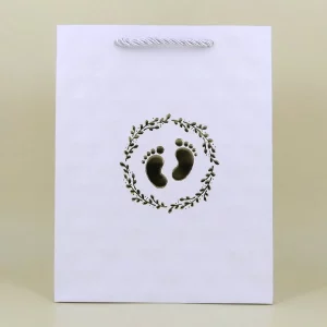 Geschenktasche zur Geburt mit Füsschen