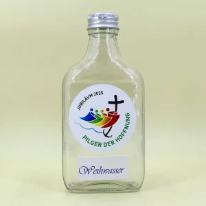 Glasflasche für Weihwasser Heiliges Jahr 2025 100 ml