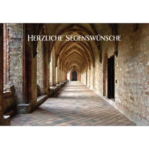 Glückwunschkarte - Herzliche Segenswünsche zum Ordensjubiläum