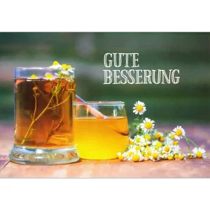 Gute Besserung Postkarte A6