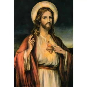 Herz Jesu Gnadenbild 22x15 cm