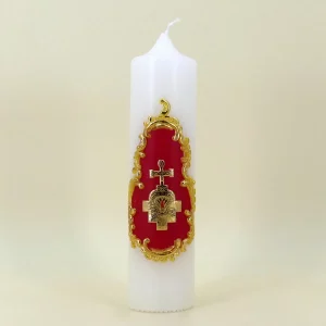 Stumpenkerze Heilig Blut geweiht barock