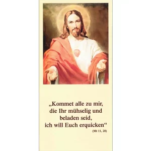 Kommet alle zu mir die Ihr mühselig und beladen seid