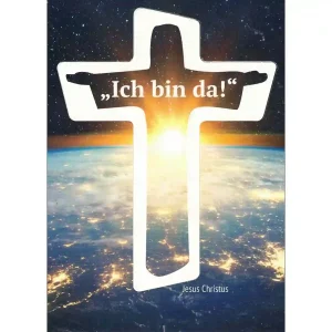 Postkarte A6 Leuchtkreuz - Ich bin da