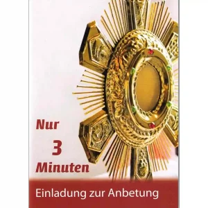 Nur 3 Minuten – Einladung zur Anbetung