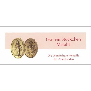 Faltzettel Nur ein Stückchen Metall