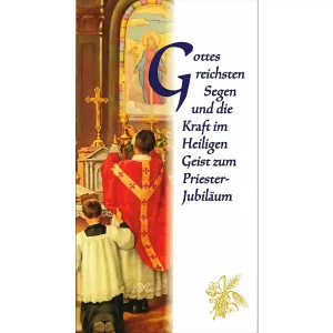 Glückwunschkarte zum Priesterjubiläum